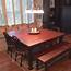 Custom Square Style Farmhouse Dining Room Table By Boardman Co 