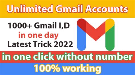 How To Create Unlimited Gmail Accounts Bulk Gmail Accounts Generator
