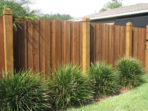 Wood Fences Wood Fencing Company Tampa Mossy Oak Fence