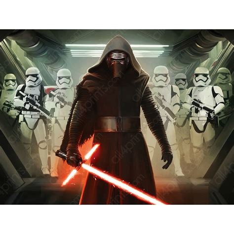 Looking for the best star wars kylo ren wallpaper? Kylo Ren and First Order Stormtroopers, Star Wars - All4prints
