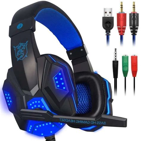 How to use a headset mic on pc with only one jack. Gaming Headset Mic Led Light Laptop Computer, Cellphone,