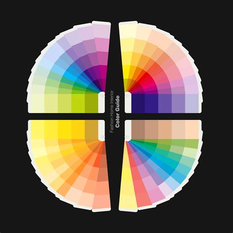 Illustration Of Color Palettes Guide For Fashion Home Interior Design