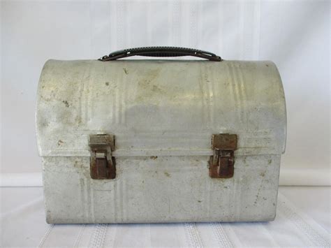 Vintage Aladdin Aluminum Lunch Pail And Thermos 1924245172