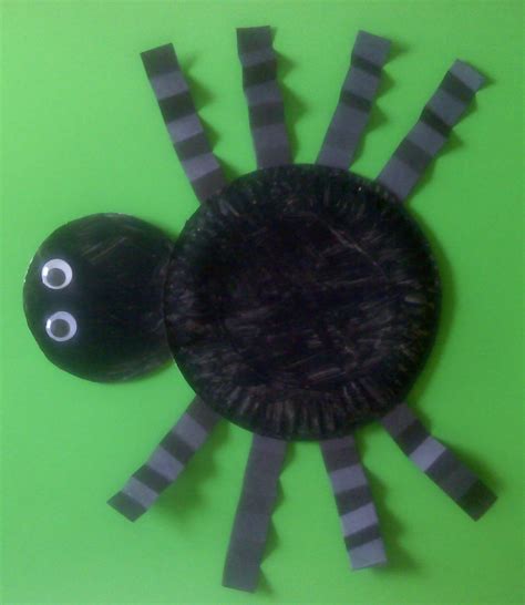 Crafts For Preschoolers Paper Plate Spider