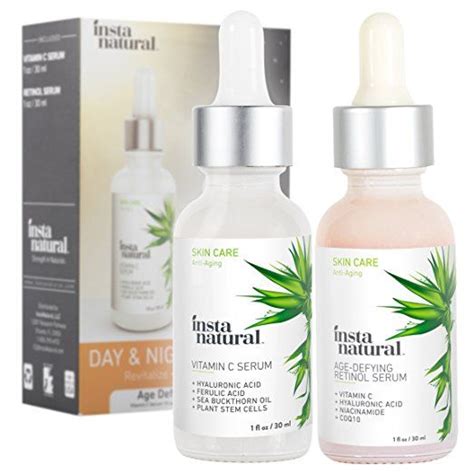 Instanatural Retinol Serum For Face With Niacinamide Vitamin C And Hyaluronic Acid Anti Aging