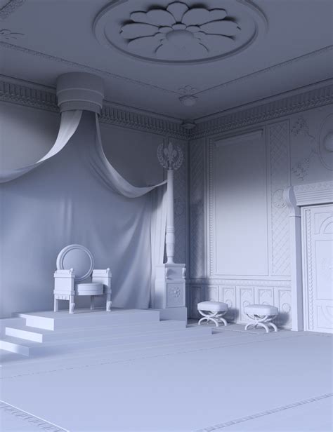 Throne Room Daz 3d