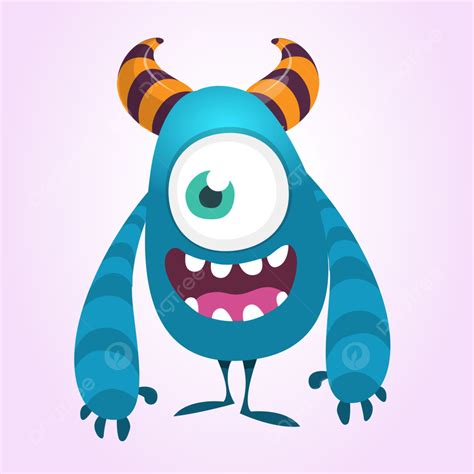 Cute Cartoon Characters Vector Hd Png Images Cute Cartoon Monster Character Isolated Monster