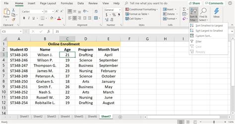 How To Sort Data In Excel