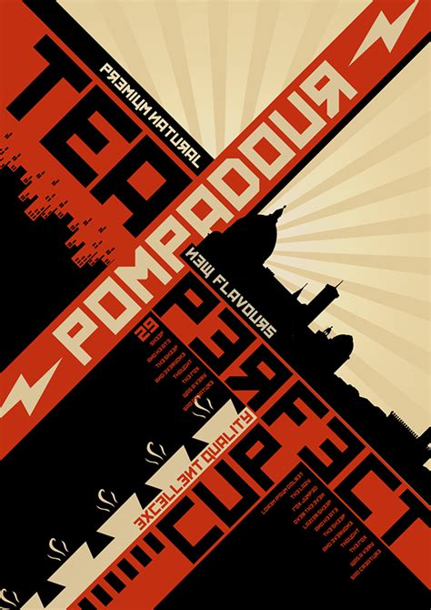 Constructivism Inspired Poster On Behance