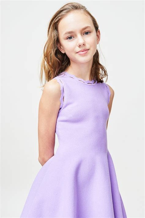 milly minis zig zag trim flare dress in 2021 cute girl dresses tween fashion outfits teenage