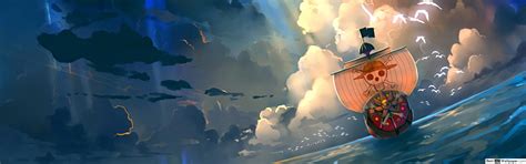 One Piece Ship Wallpaper 4K