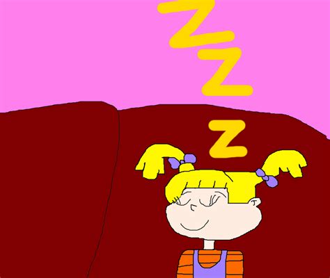 Angelica Pickles Falling Asleep On The Couch By Mikejeddynsgamer89 On Deviantart