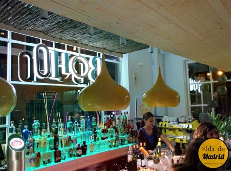 Boho Bar Madrid Restaurante Chueca Carta