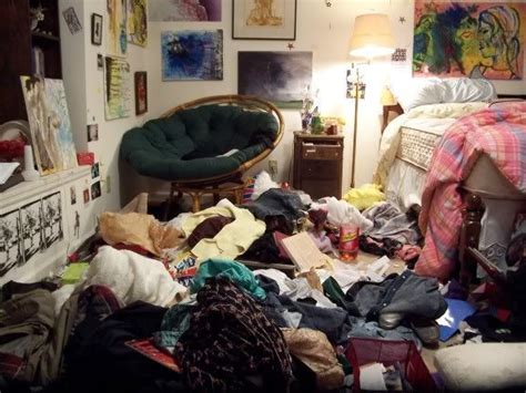 A Messy Room Is Shown With The Words My Room Is Always Messy
