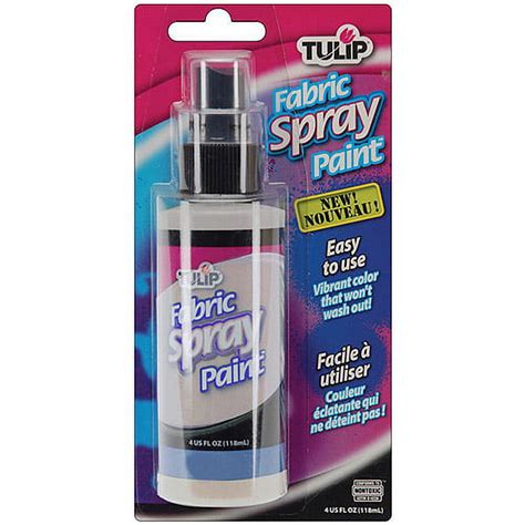 Tulip Fabric Spray Paint 4 Ounces Black Glitter Multi Colored