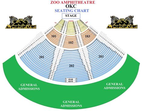 Verizon Amphitheater Detailed Seating Chart