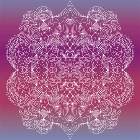 Beautiful Ornamental Abstract Pattern Stock Vector Illustration Of