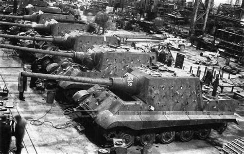 Jagdtiger Production Plant In Germany German Armour In Wwii