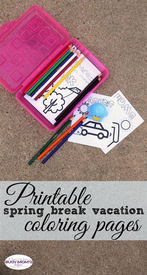 All free coloring pages online at here. Printable Spring Break Vacation Coloring Pages | Spring ...