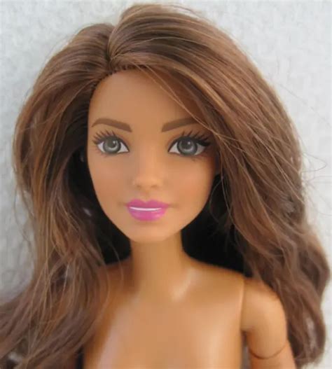 Nude Barbie Made To Move Jointed Articulated Teresa Latino Doll Brown