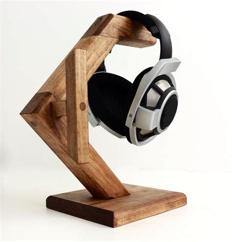 Custom Made Headphone Stand Wood Headphones
