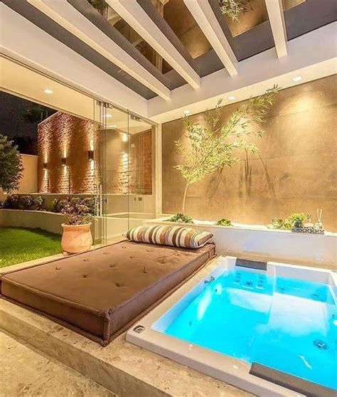 Catchy Modern Hot Tub Ideas To Style Up Your Relaxing Feature