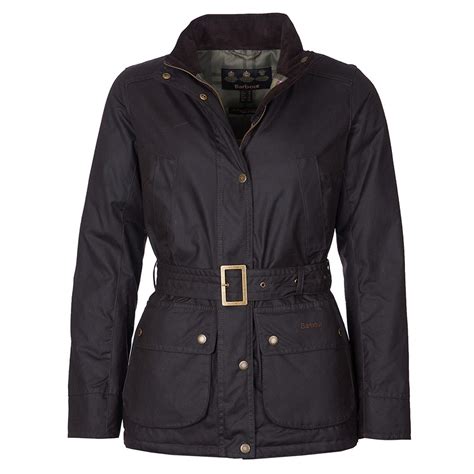 Barbour Womens Montgomery Wax Jacket Rustic The Sporting Lodge