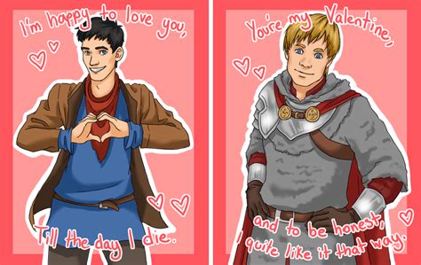 Fan Art Of Merlin And Arthur Merthur Youre My Valentine For Fans Of