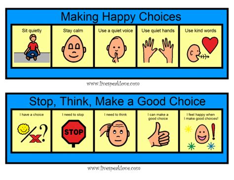 making good choices stop   social skills behavior