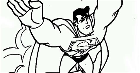 Mewarnai Superman Coloring And Drawing