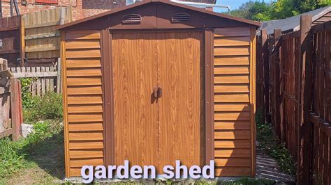 Outsunny Garden Shed Installation How To Fix Garden Shed Storage Youtube