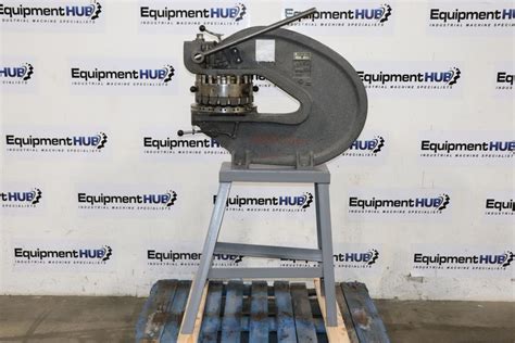 Rotex 18 A 18 Throat Hand Operated Turret Punch Press W Stand The