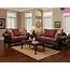 Formal Traditional 2pc Sofa Set And Love Seat Brown Chenille 