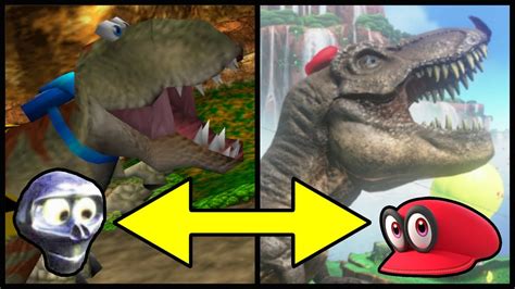Comparing Banjo Kazooies Transformations To Super Mario Odysseys
