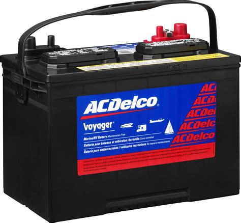 Voyager Marinerv Deep Cycle Battery Top Post 600 Cca Acdelco Auto