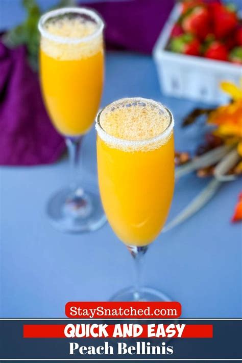 This classic bellini recipe, made with white peach and prosecco or champagne, is an easy italian cocktail traditionally sipped at breakfast or brunch. Easy Peach Bellini Recipe is a quick cocktail that only ...