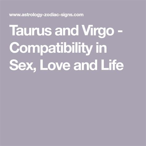 Virgo And Taurus Image By Veee Rangelray Virgo Compatibility Taurus