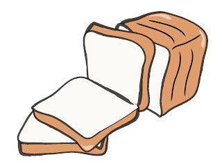Face loaf of bread cartoon. Annuities explained - H.J.Scott & Co.