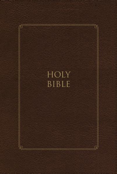 Kjv Thompson Chain Reference Bible Large Print Leathersoft Brown