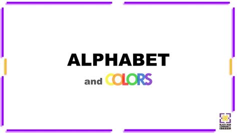 Alphabet And Colors Vocabulary Class Youtube