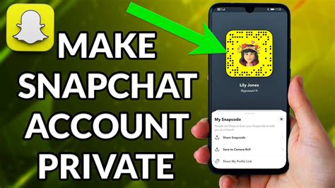 how to make snapchat private account youtube