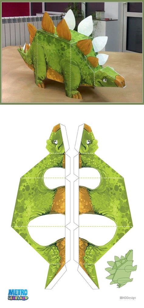 Metrolekeland Papercraft Dino By Berov On Deviantart Paper Crafts