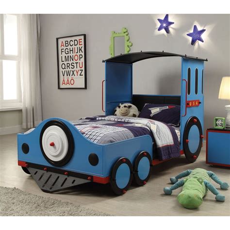 We have 12 creative kids' bedroom ideas that are perfect for your little ones. Zoomie Kids Edenburg Twin Train Bed & Reviews | Wayfair.ca