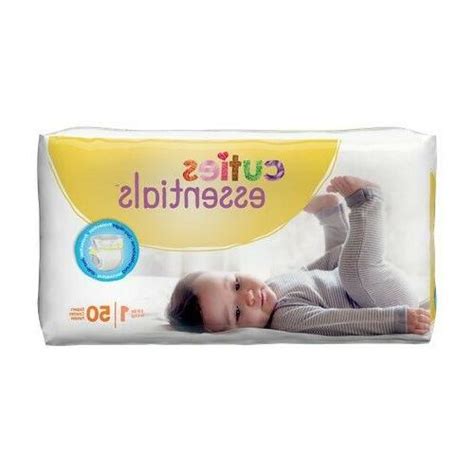 Cuties Baby Diapers Size 1 Case Of 200