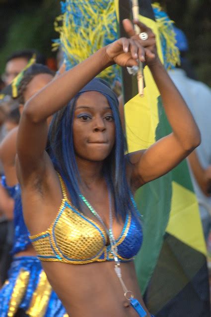 Dsc Notting Hill Caribbean Carnival Costume Lady Performer Aug