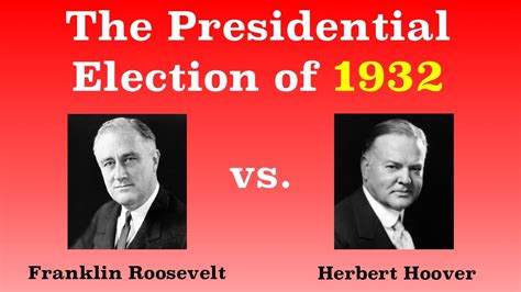 Democrat Franklin D Roosevelt Elected 32nd President Of The United States As He Defeats