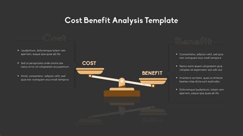 Cost Benefit Analysis Template For PowerPoint SlideBazaar