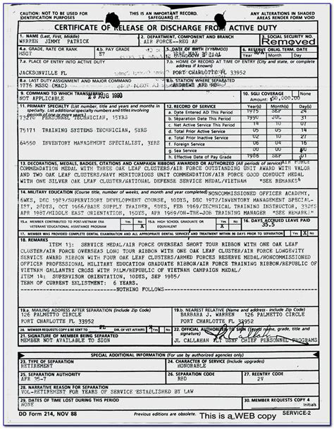 Military Form Dd 214 Form Resume Examples 8ldrvkadav