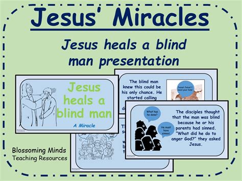 Jesus Miracles Story Presentations Teaching Resources