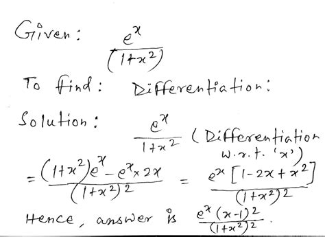 Differentiate Ex1 X2 Maths Questions